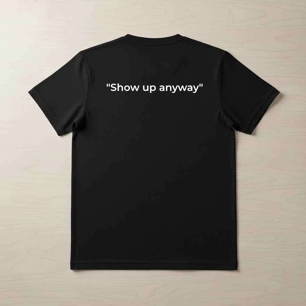 "Show Up Anyway" Tee - Image 5
