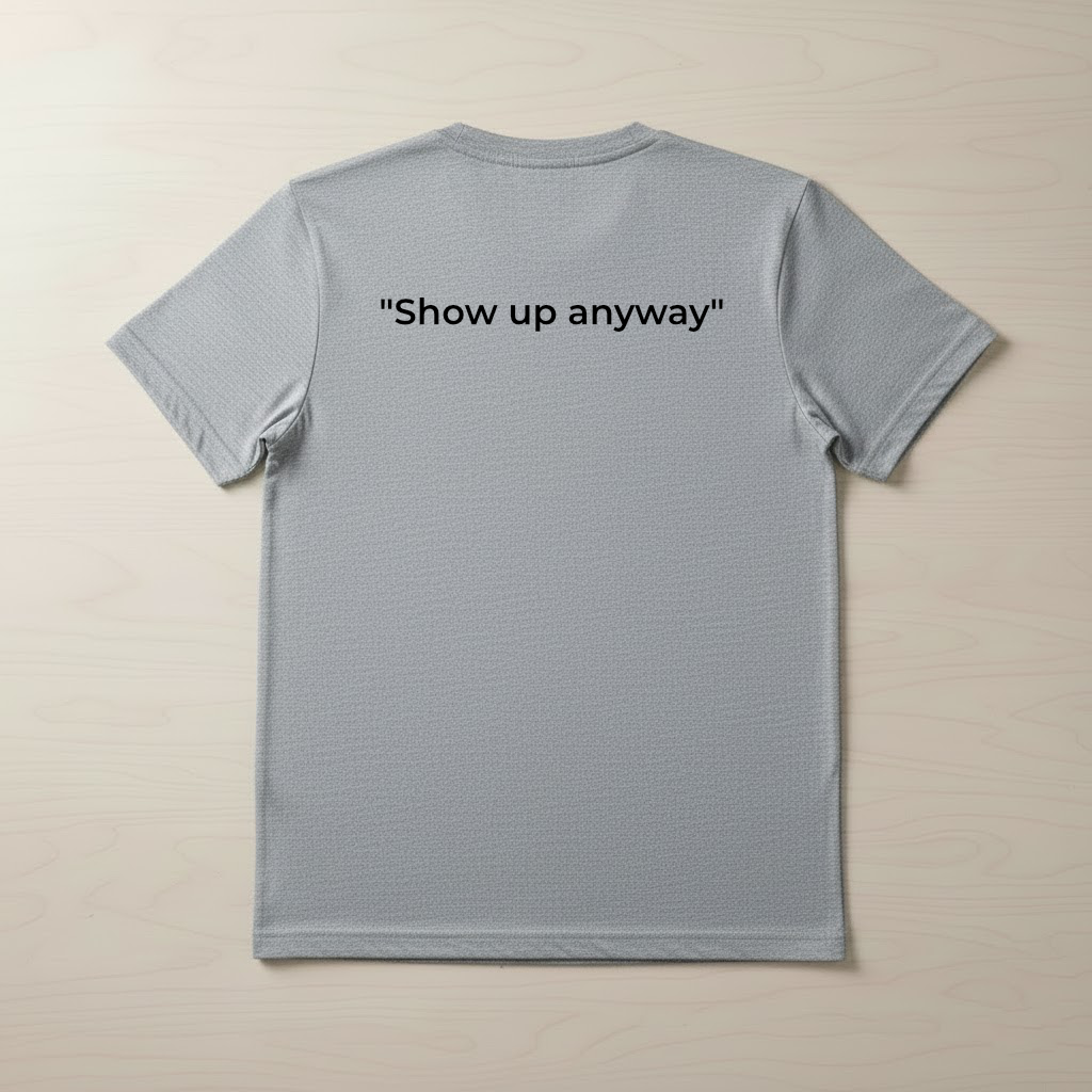 "Show Up Anyway" Tee - Image 3